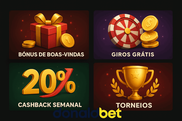 Bônus e recompensas exclusivas do Cassino DONALDBET